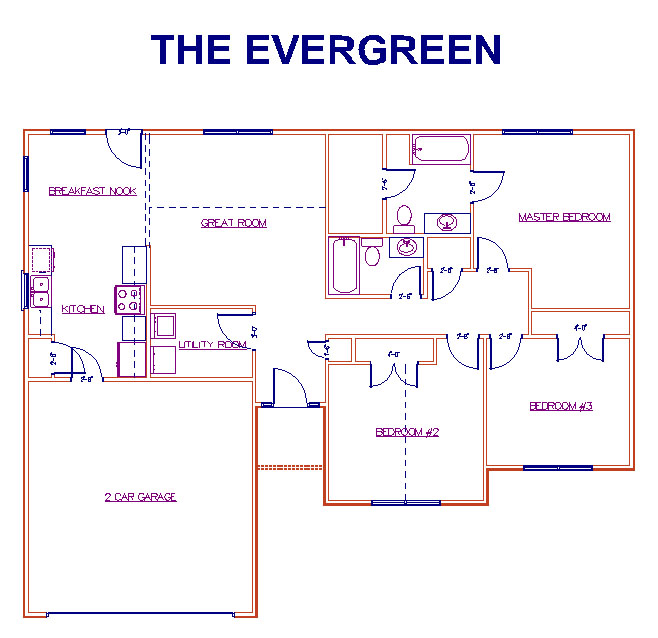 Evergreen floor plan